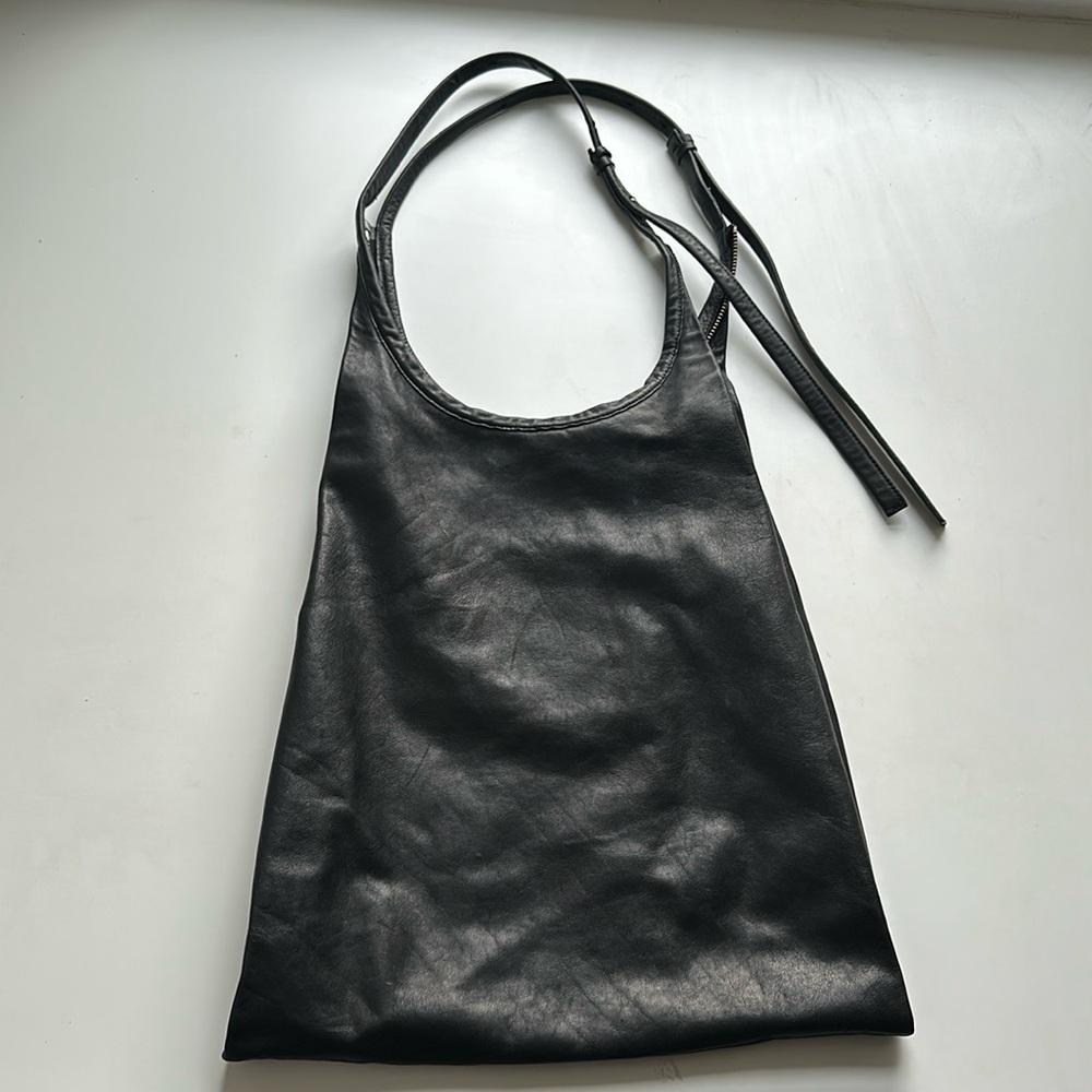 COS shopper leather bag